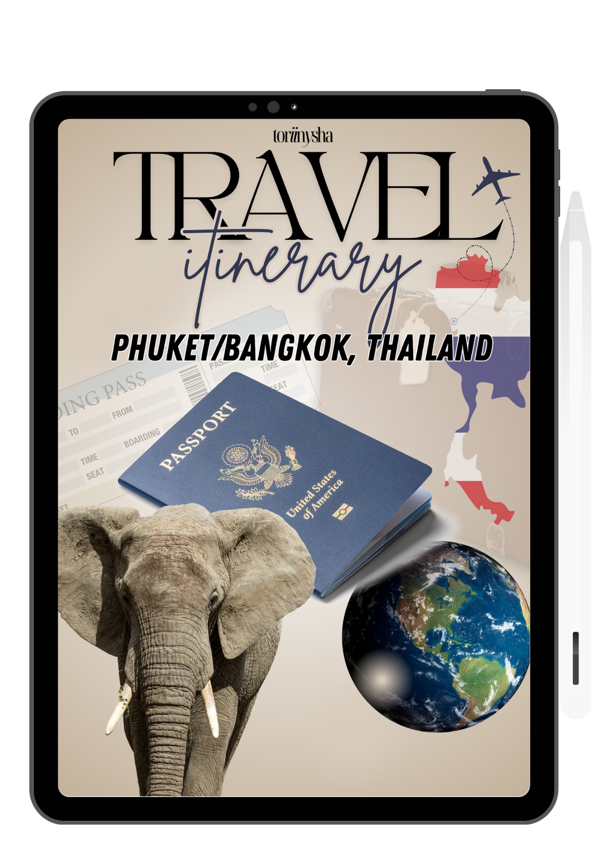 PHUKET/BANGKOK, THAILAND - TRAVEL ITINERARY